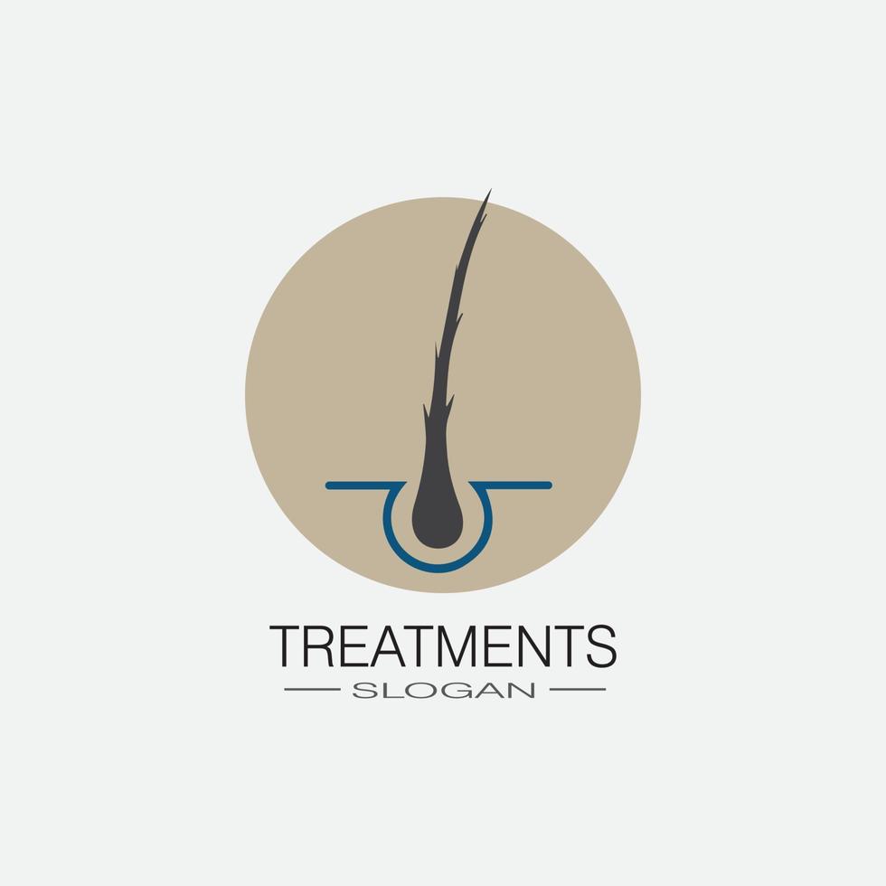 illustrazione dell'icona di trattamenti per capelli vettore