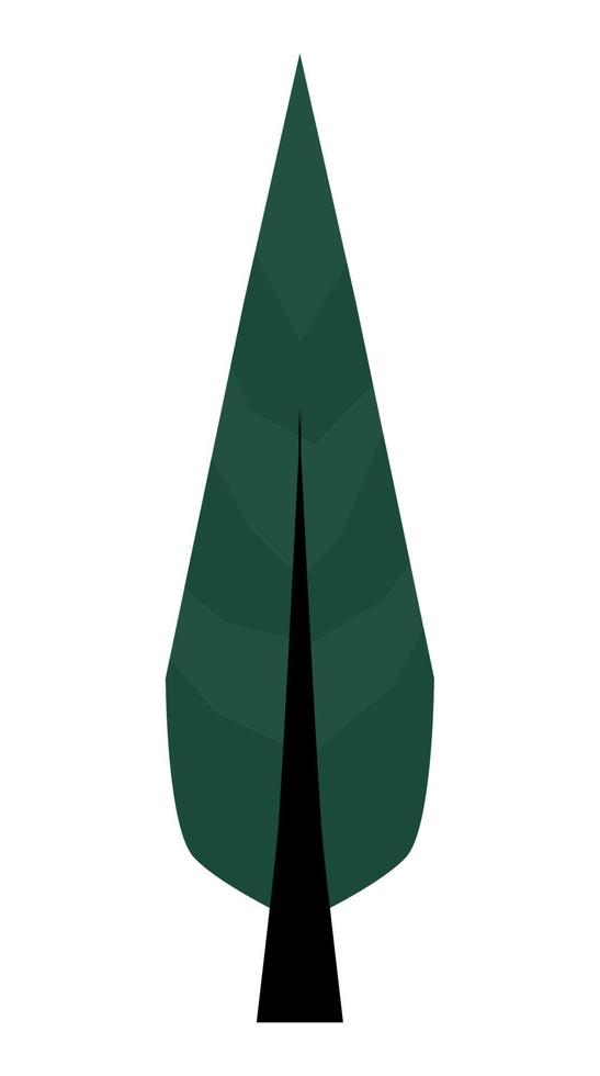pianta della foresta di pini vettore