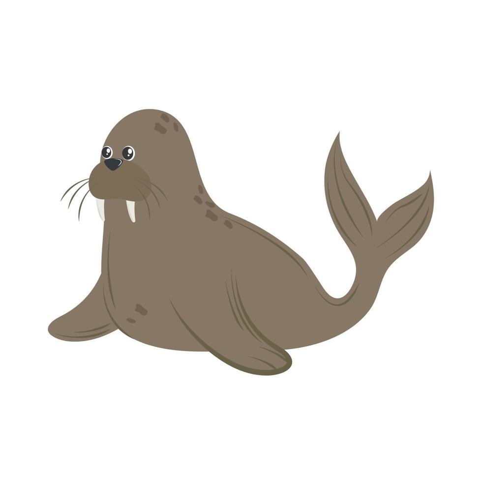 icona della foca marina vettore