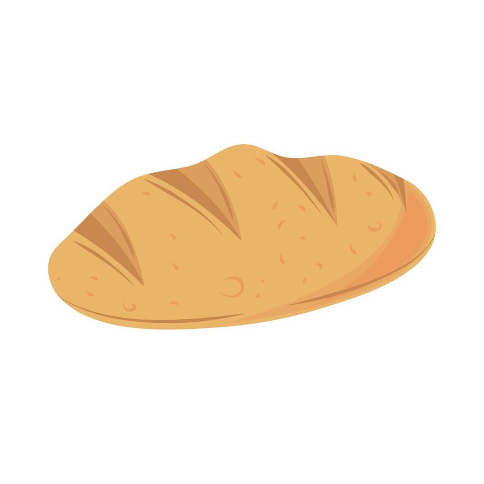 icona del pane isolata vettore