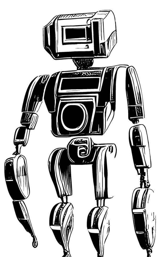 risorse per concept art robot collezione fantascienza vol. 1 vettore