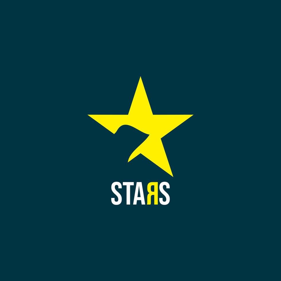 disegno vettoriale dell'illustrazione del logo della stella