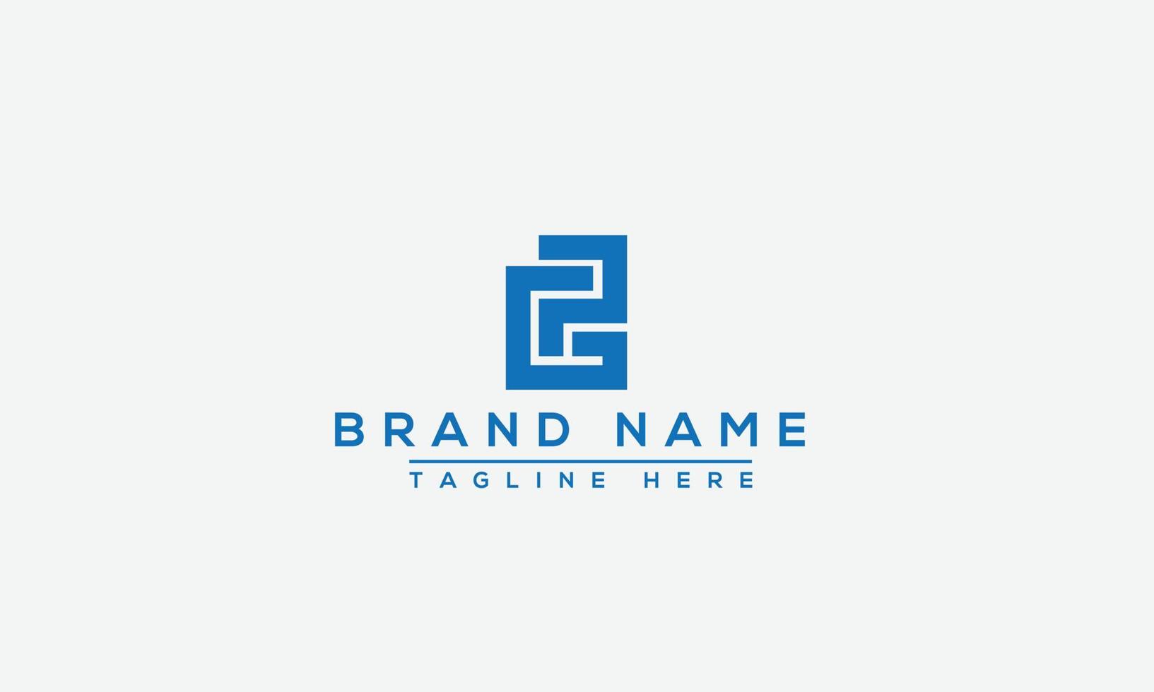 gp logo design template elemento di branding grafico vettoriale. vettore