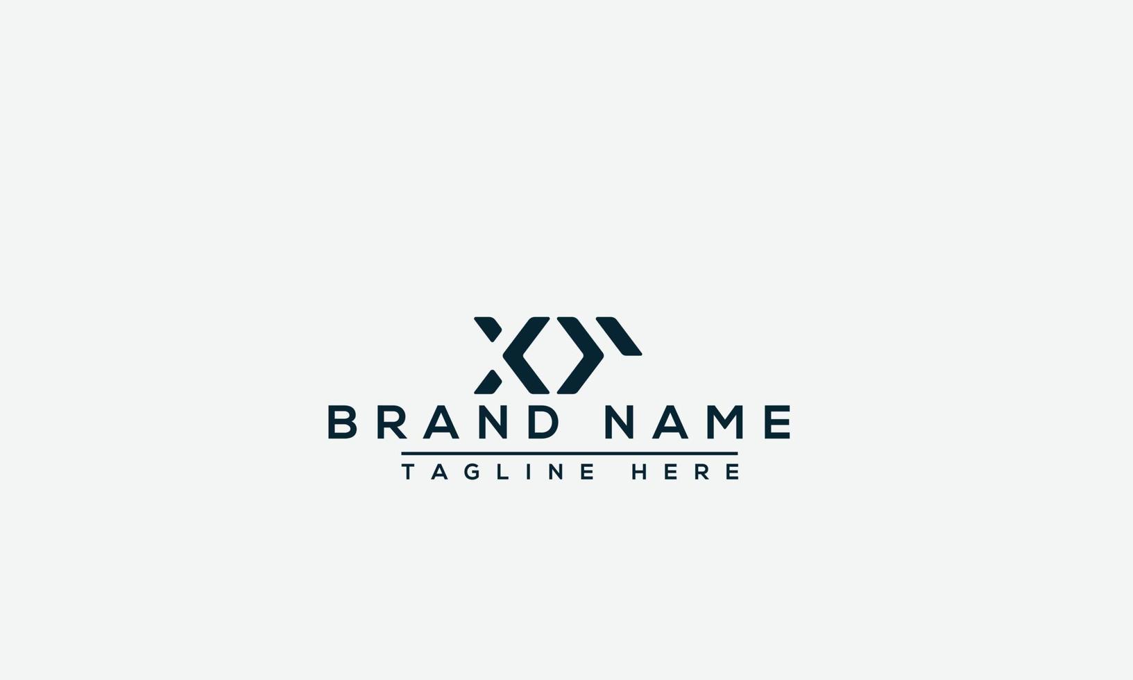 elemento di branding grafico vettoriale del modello di progettazione logo xp.