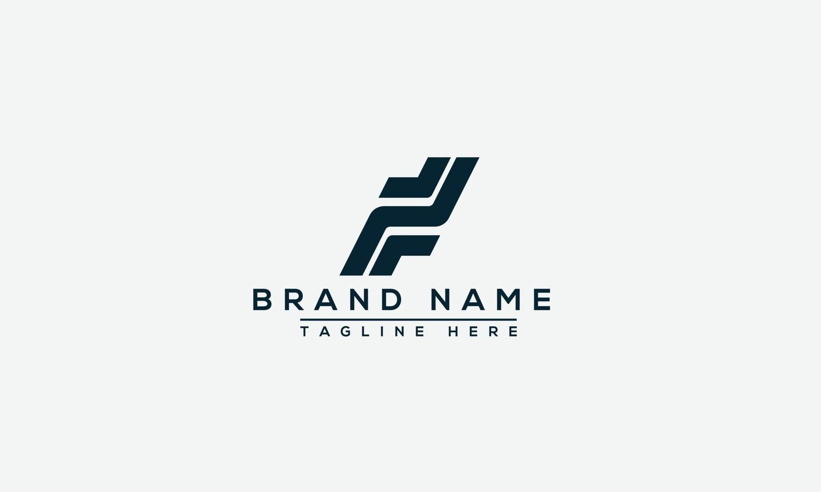 elemento di branding grafico vettoriale del modello di progettazione del logo ff.