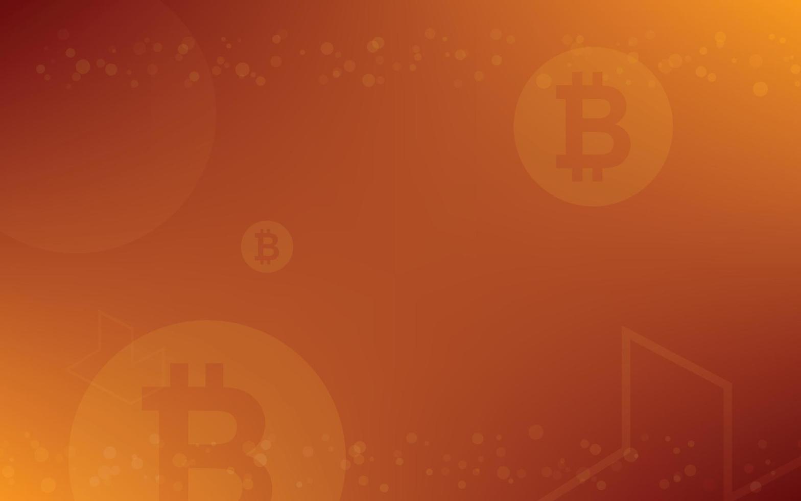 sfondo chiaro e scuro, vettore di illustrazione della valuta crittografica bitcoin per pagina, logo, carta, banner, web e stampa.