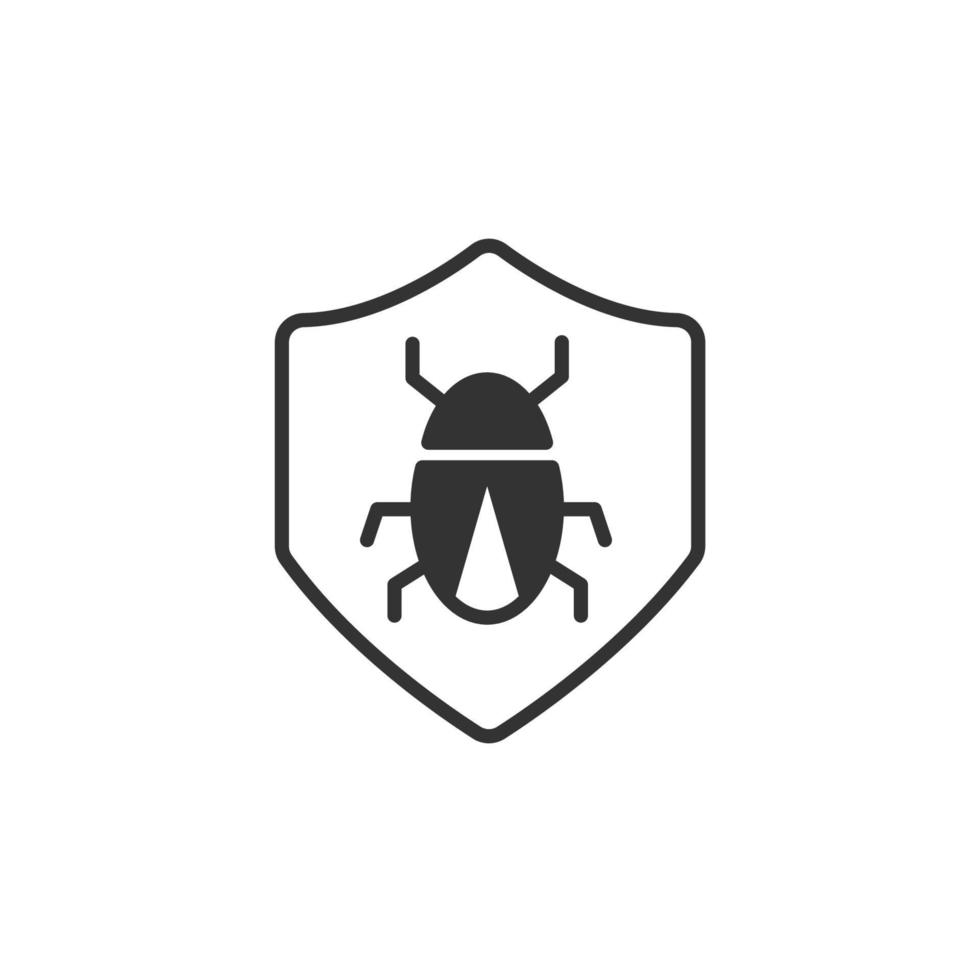 icone antivirus simbolo elementi vettoriali per il web infografica