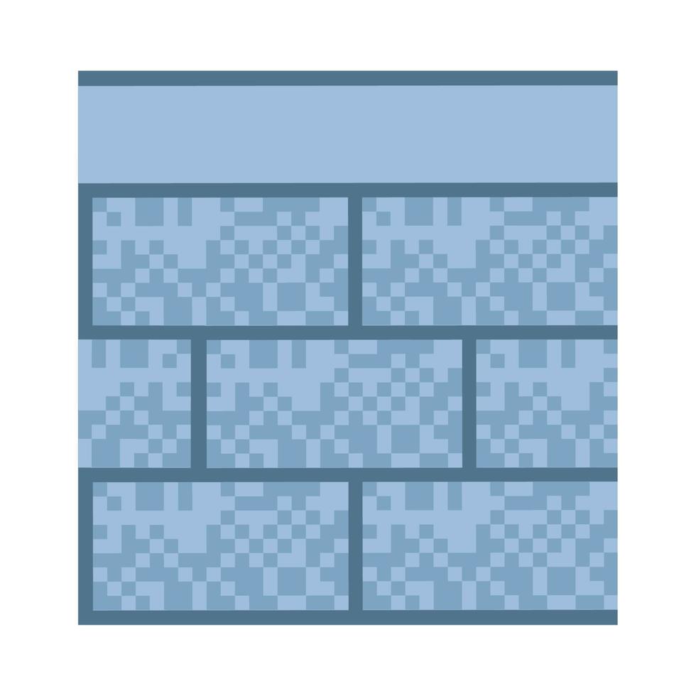pixel art da parete vettore