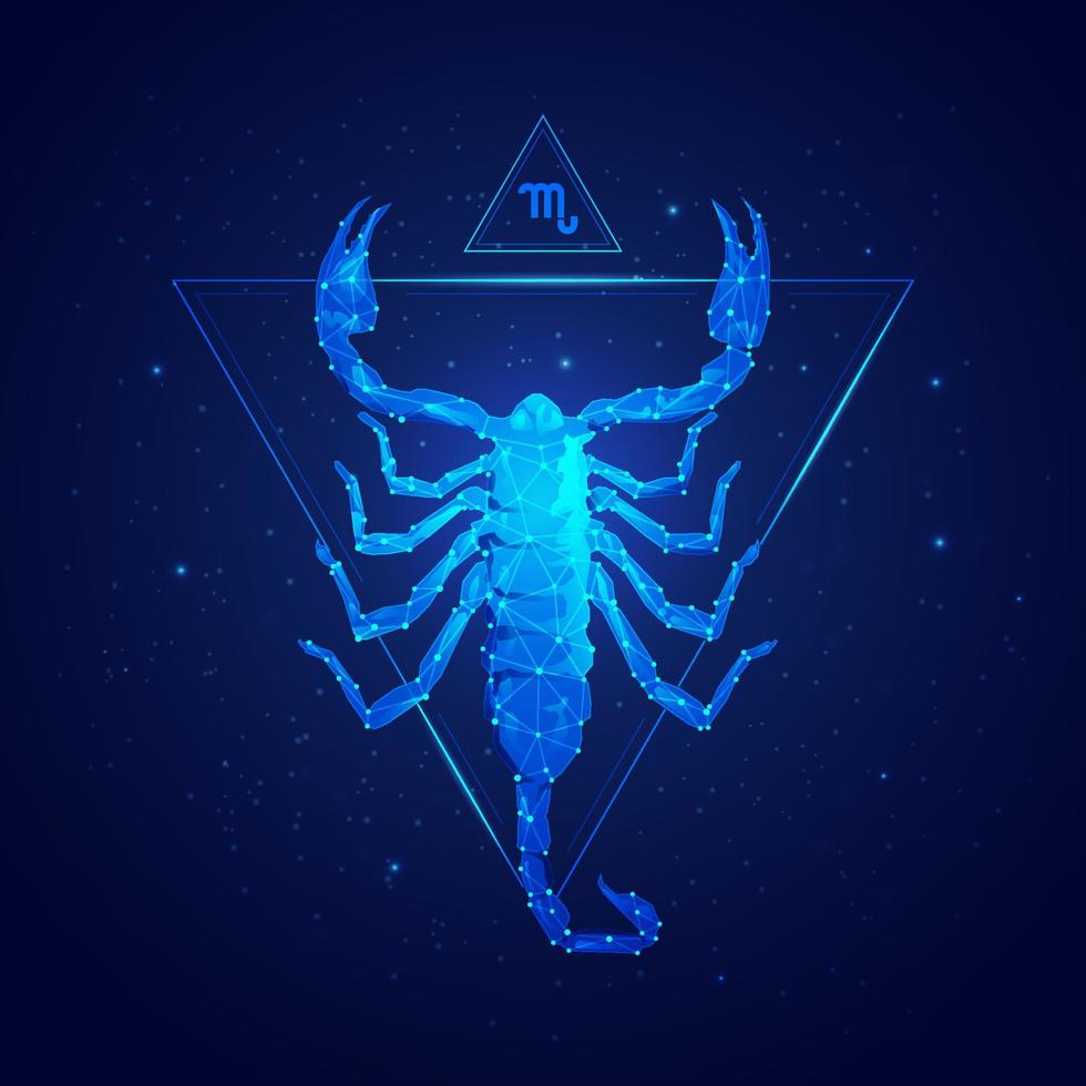 segno zodiacale Scorpione vettore