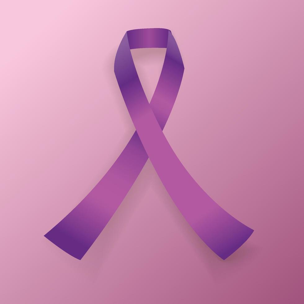 nastro, simbolo di consapevolezza del cancro al seno. vettore
