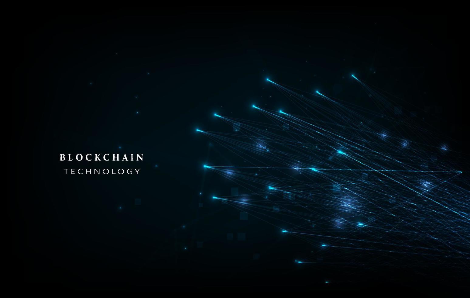 sfondo della tecnologia blockchain. criptovaluta fintech block chain rete e concetto di programmazione. segwit astratto. vettore