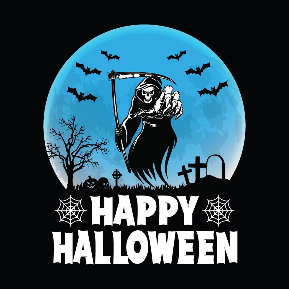 halloween felice - disegno della maglietta di citazioni di halloween, grafica vettoriale