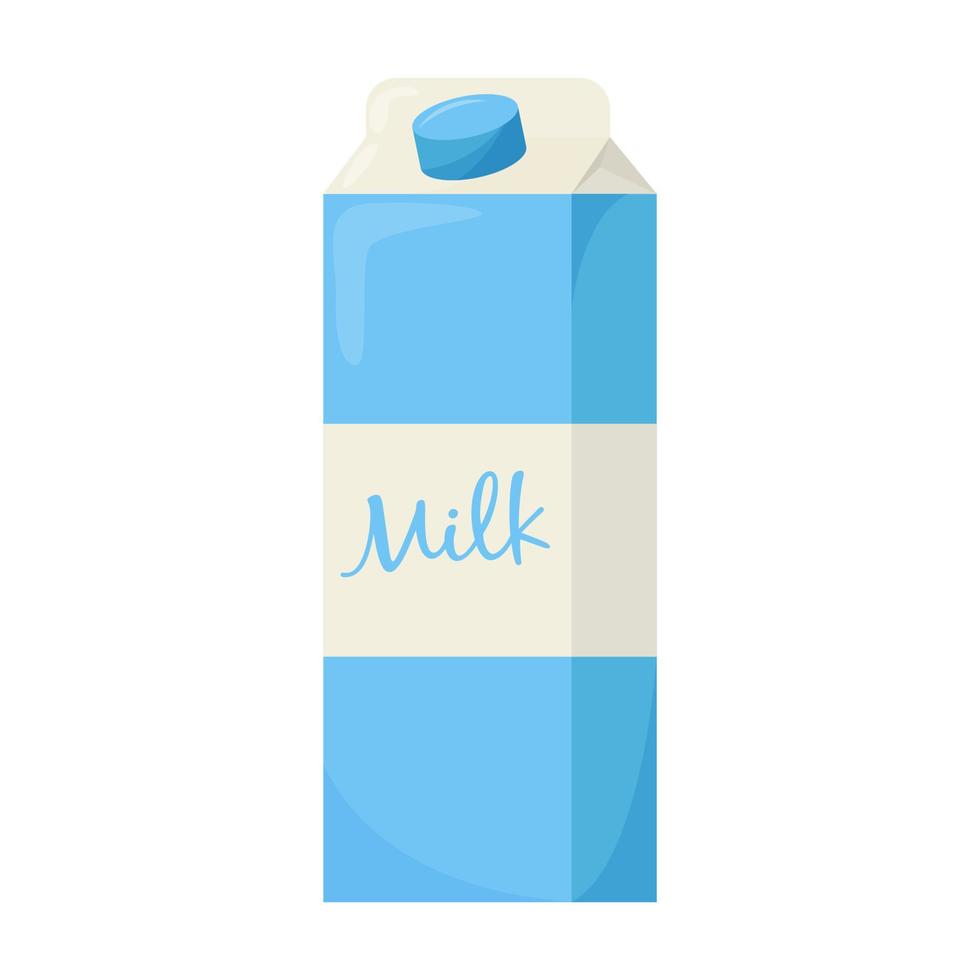 bottiglia di latte. elementi per la progettazione di prodotti agricoli, cibo sano. illustrazione vettoriale piatta.