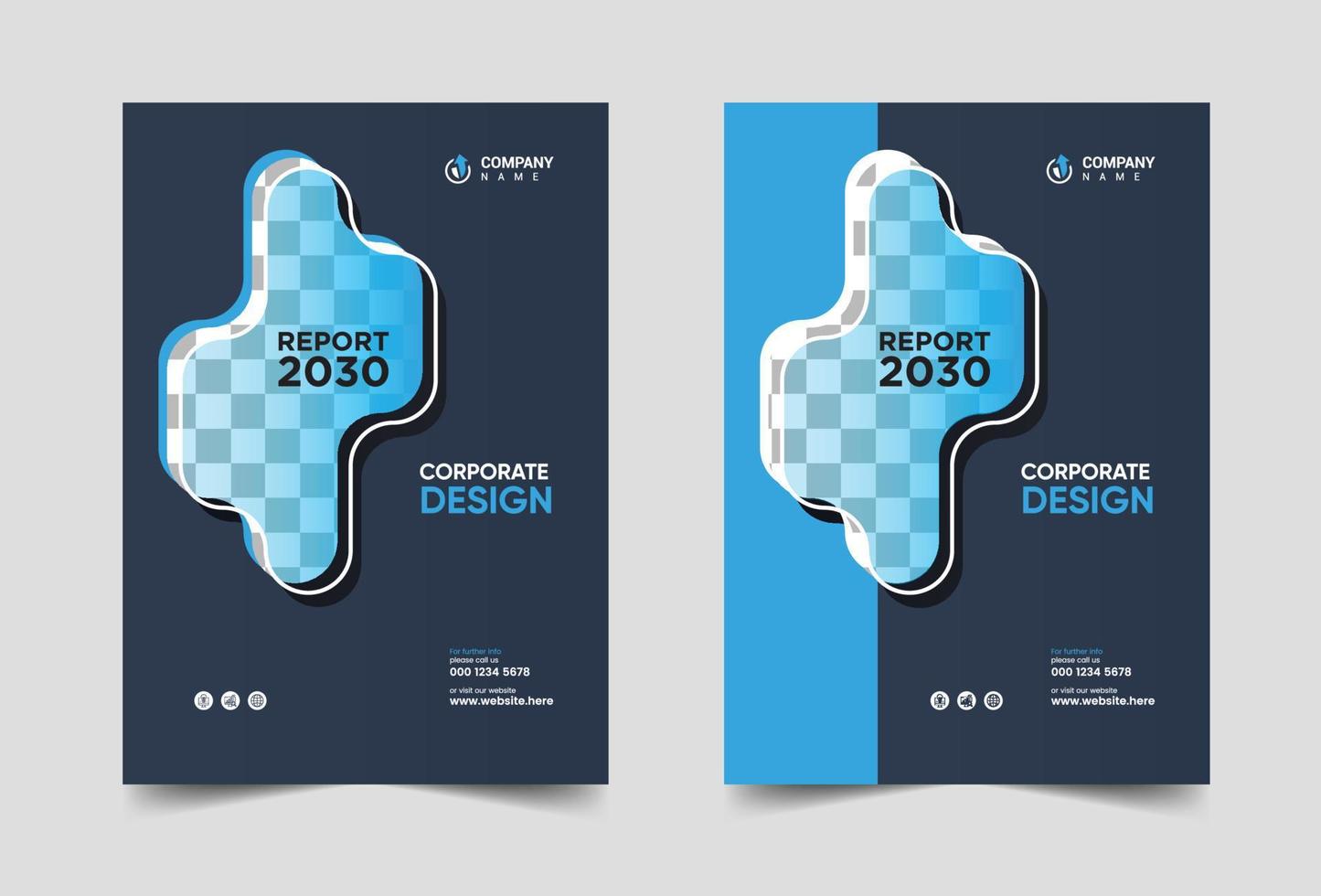 relazione annuale brochure volantino design vettore volantino presentazione copertina modelli di riviste aziendali