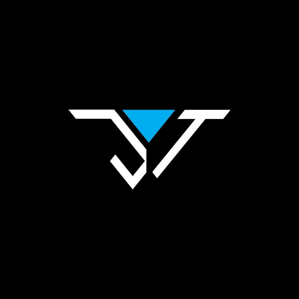 jt lettera logo design creativo con grafica vettoriale, design del logo semplice e moderno abc. vettore