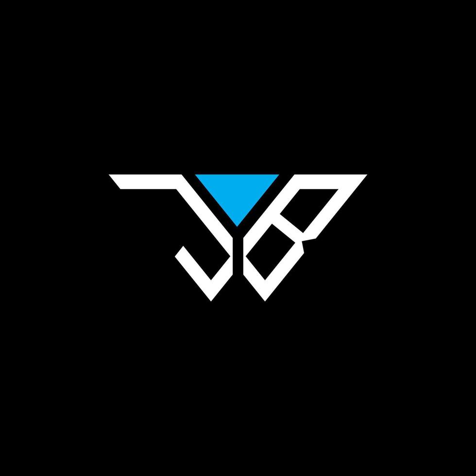 jb lettera logo design creativo con grafica vettoriale, design del logo abc semplice e moderno. vettore