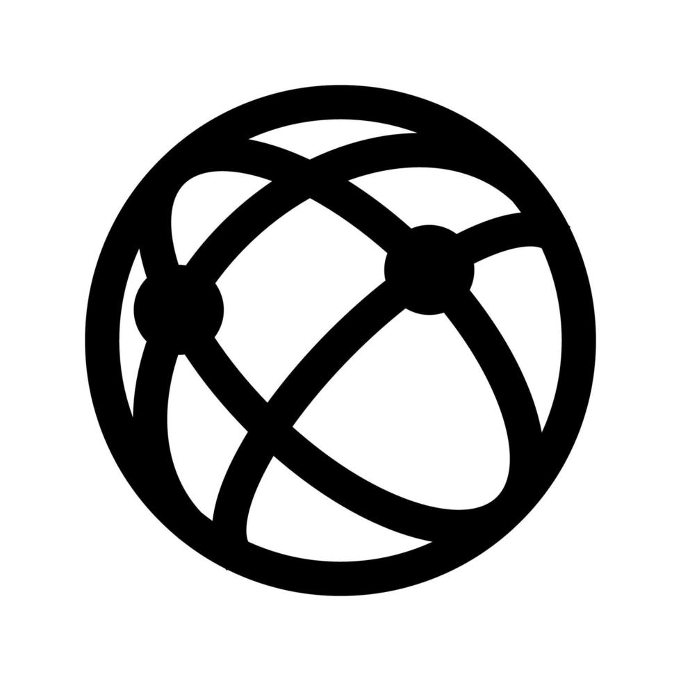 illustrazione grafica vettoriale dell'icona del globo