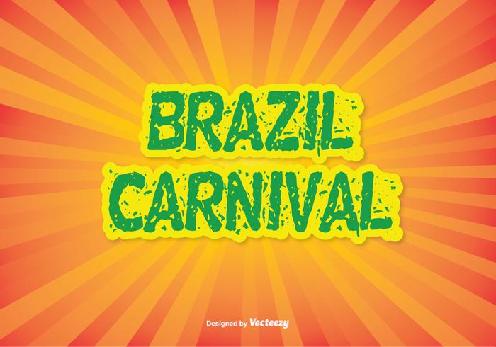 Illustrazione variopinta di vettore di carnevale del Brasile
