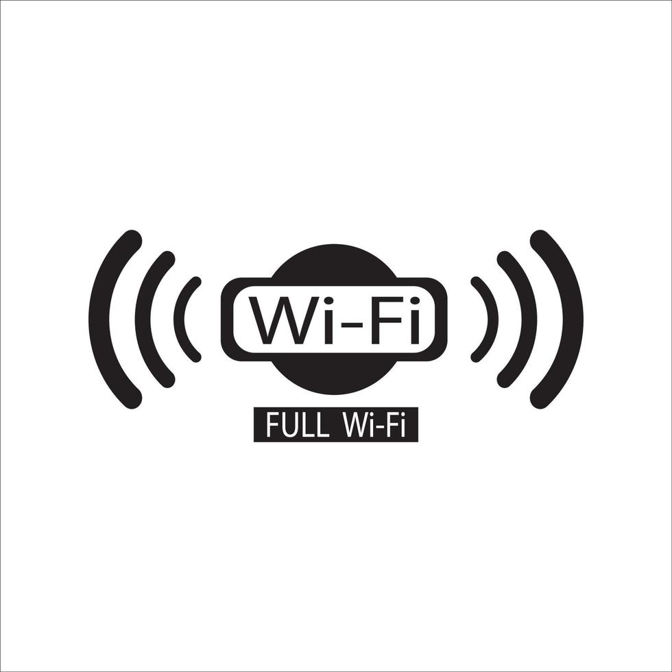 Wi-Fi icona logo disegno vettoriale