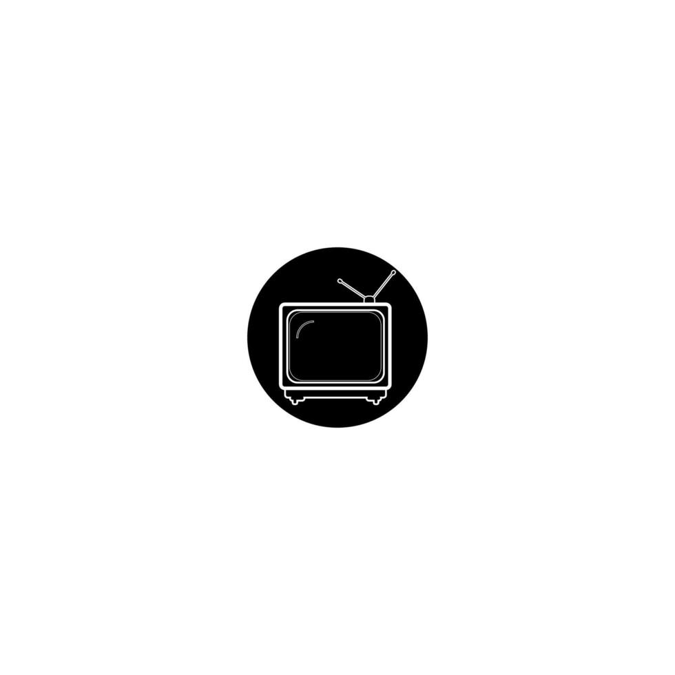 vettore dell'illustrazione dell'icona della televisione