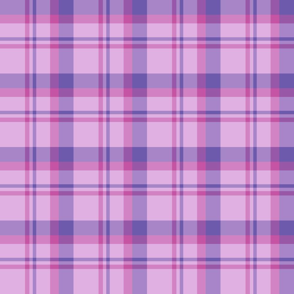 motivo senza cuciture in bei colori rosa e viola luminosi per plaid, tessuto, tessuto, vestiti, tovaglie e altre cose. immagine vettoriale. vettore