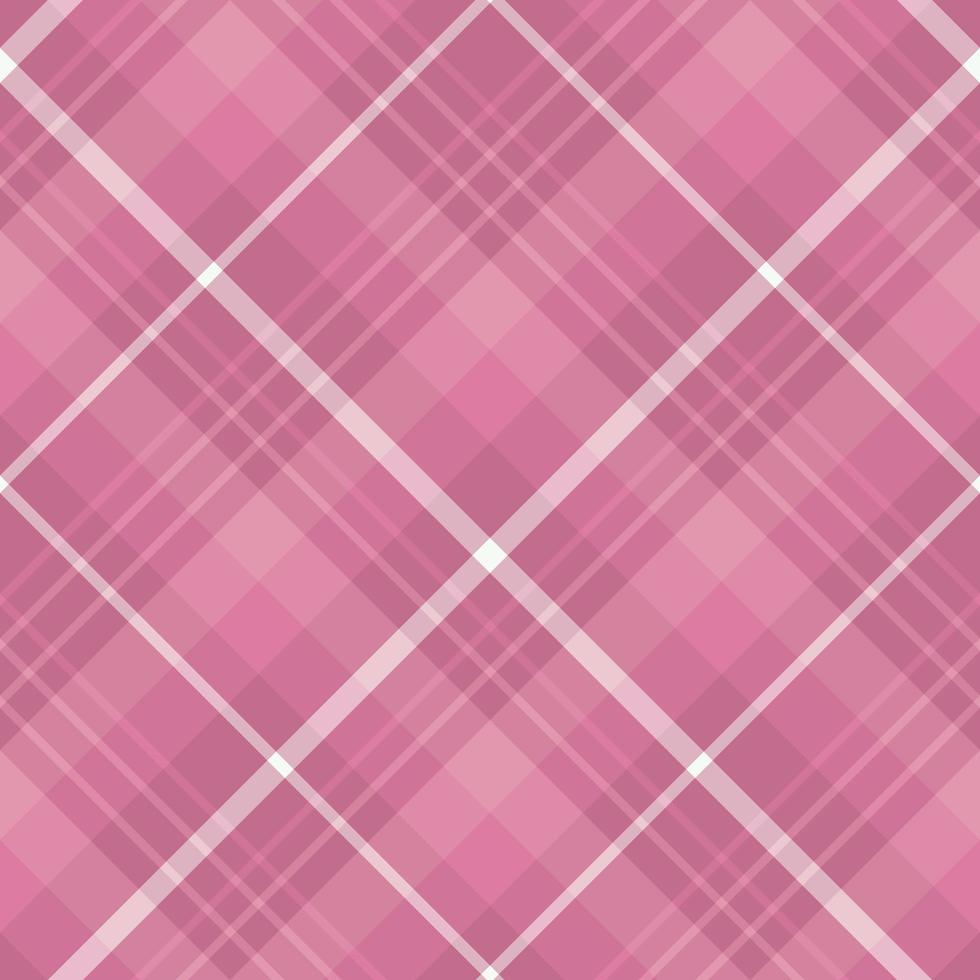 motivo senza cuciture in interessanti colori rosa e bianco per plaid, tessuto, tessuto, vestiti, tovaglie e altre cose. immagine vettoriale. 2 vettore