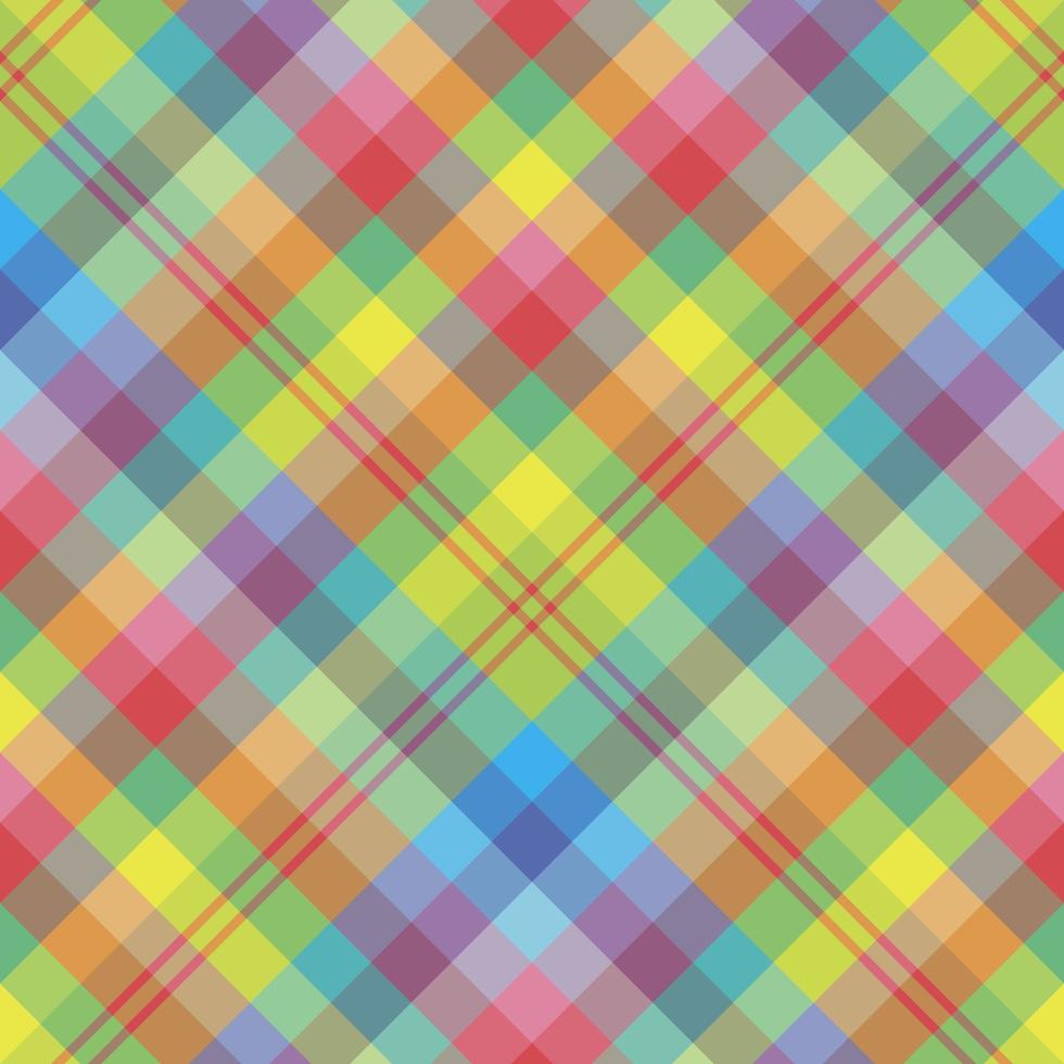 motivo senza cuciture in fantastici colori festivi per plaid, tessuto, tessuto, vestiti, tovaglie e altre cose. immagine vettoriale. 2 vettore