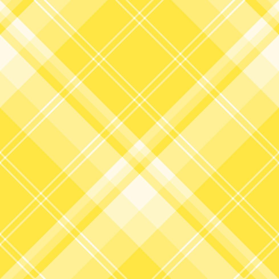 motivo senza cuciture in grandi colori giallo brillante per plaid, tessuto, tessuto, vestiti, tovaglie e altre cose. immagine vettoriale. 2 vettore