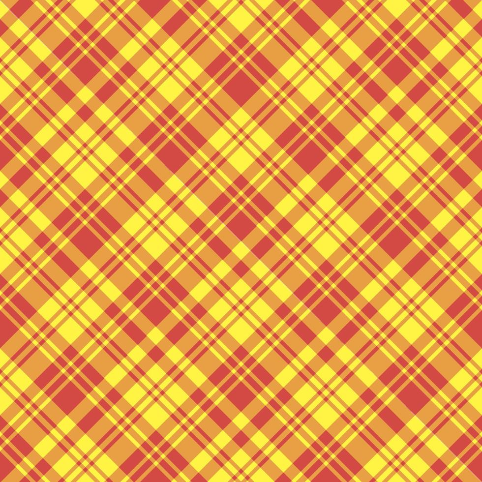 motivo senza cuciture in fantastici colori rosso e giallo per plaid, tessuto, tessuto, vestiti, tovaglie e altre cose. immagine vettoriale. 2 vettore