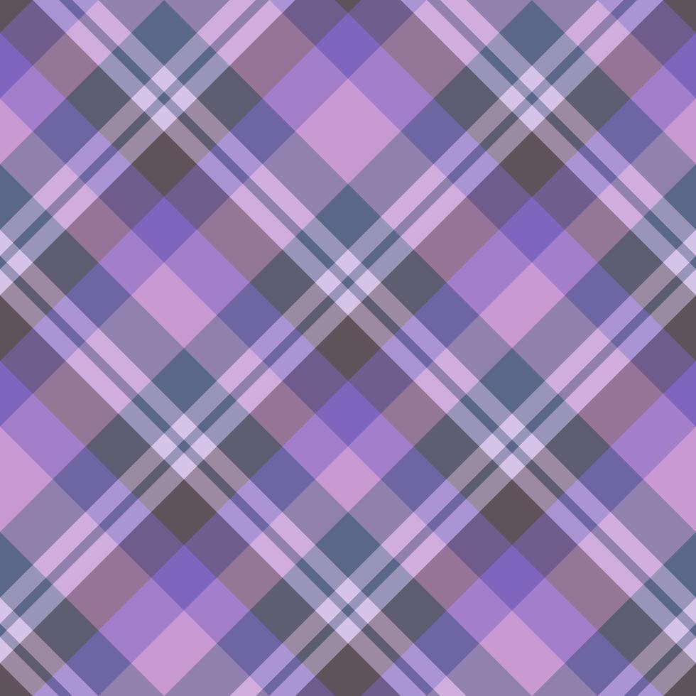 motivo senza cuciture in bei colori rosa, viola scuro, grigio per plaid, tessuto, tessuto, vestiti, tovaglia e altre cose. immagine vettoriale. 2 vettore