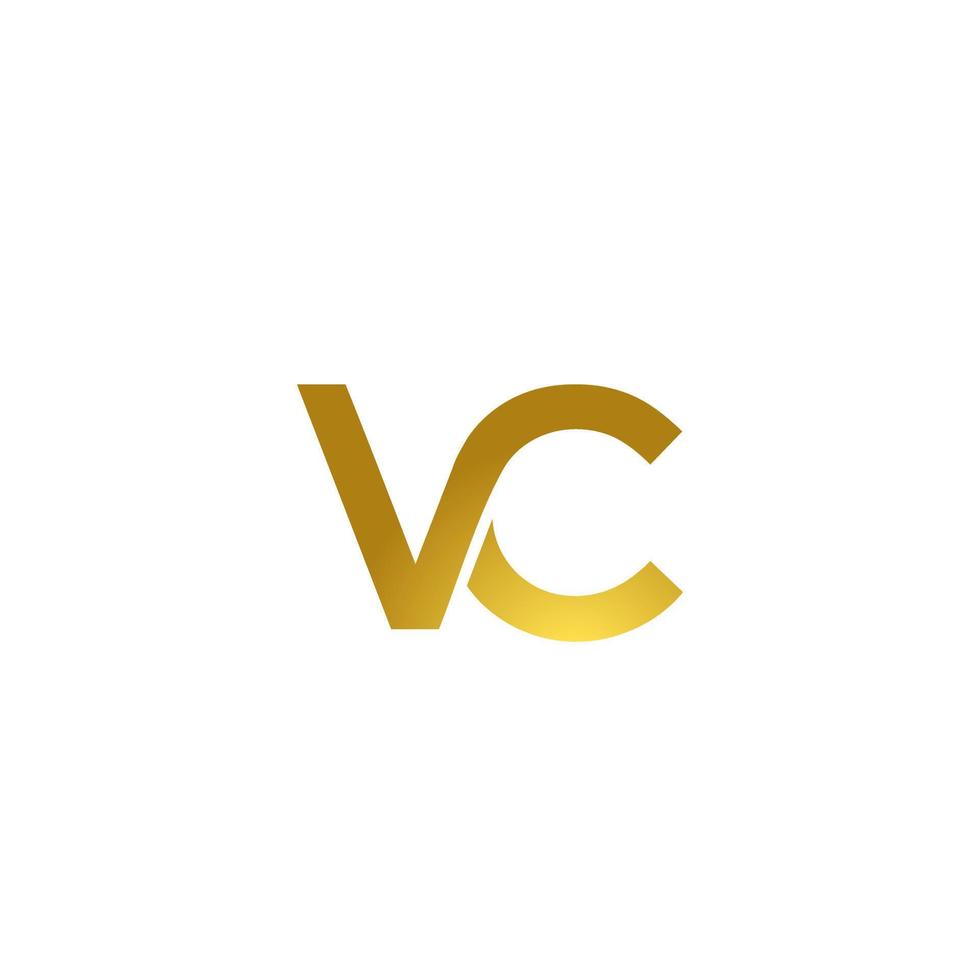 lettera vc logo disegni gratuito vettore