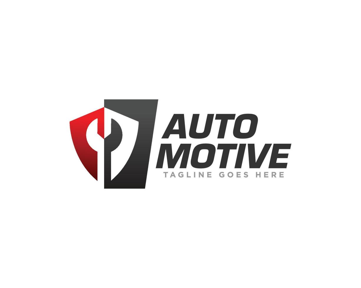 auto servizio logo design vettore