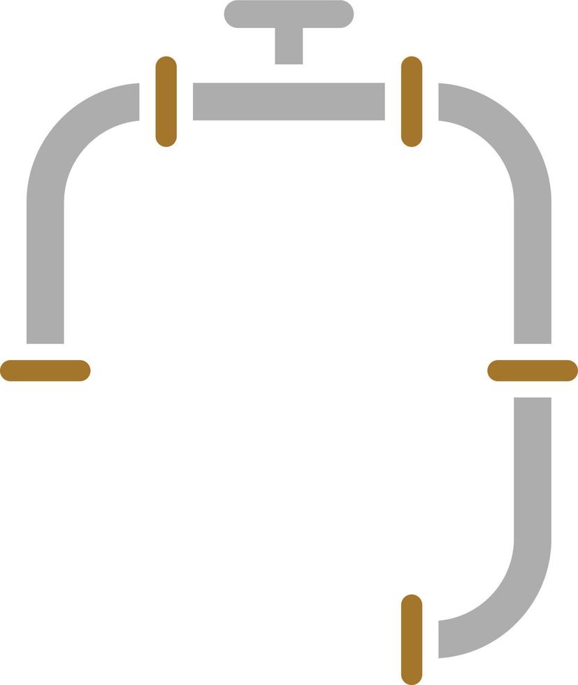 stile icona pipeline vettore