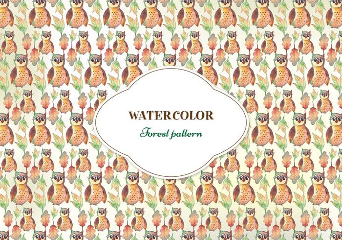 Acquerello Vector Pattern gratuito