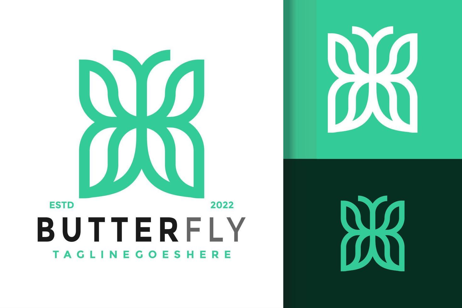 lineare lettera h farfalla logo disegno, marca identità loghi vettore, moderno logo, logo disegni vettore illustrazione modello