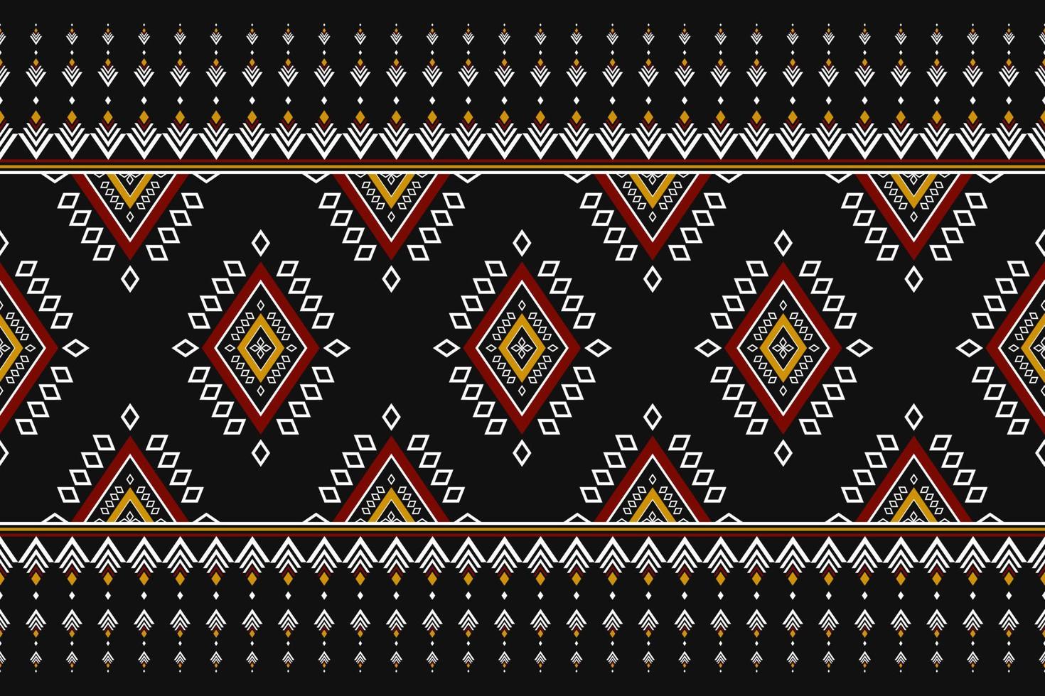 tappeto etnico modello arte. senza soluzione di continuità modello nel tribale. americano, messicano stile. design per sfondo, sfondo, vettore illustrazione, tessuto, vestiario, tappeto, tessile, batik, ricamo.