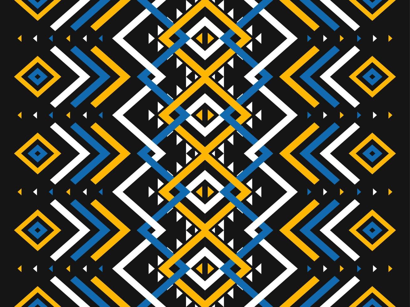 geometrico etnico senza soluzione di continuità modello nel tribale. americano, messicano stile. design per sfondo, sfondo, vettore illustrazione, tessuto, vestiario, tappeto, tessile, batik, ricamo.