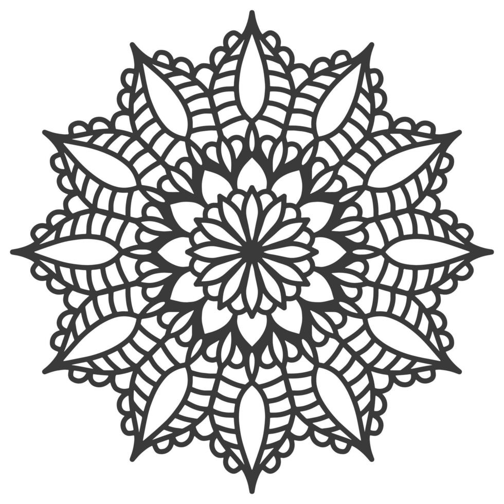 decorativo cerchio ornamento mandala nel Diwali stile. vettore