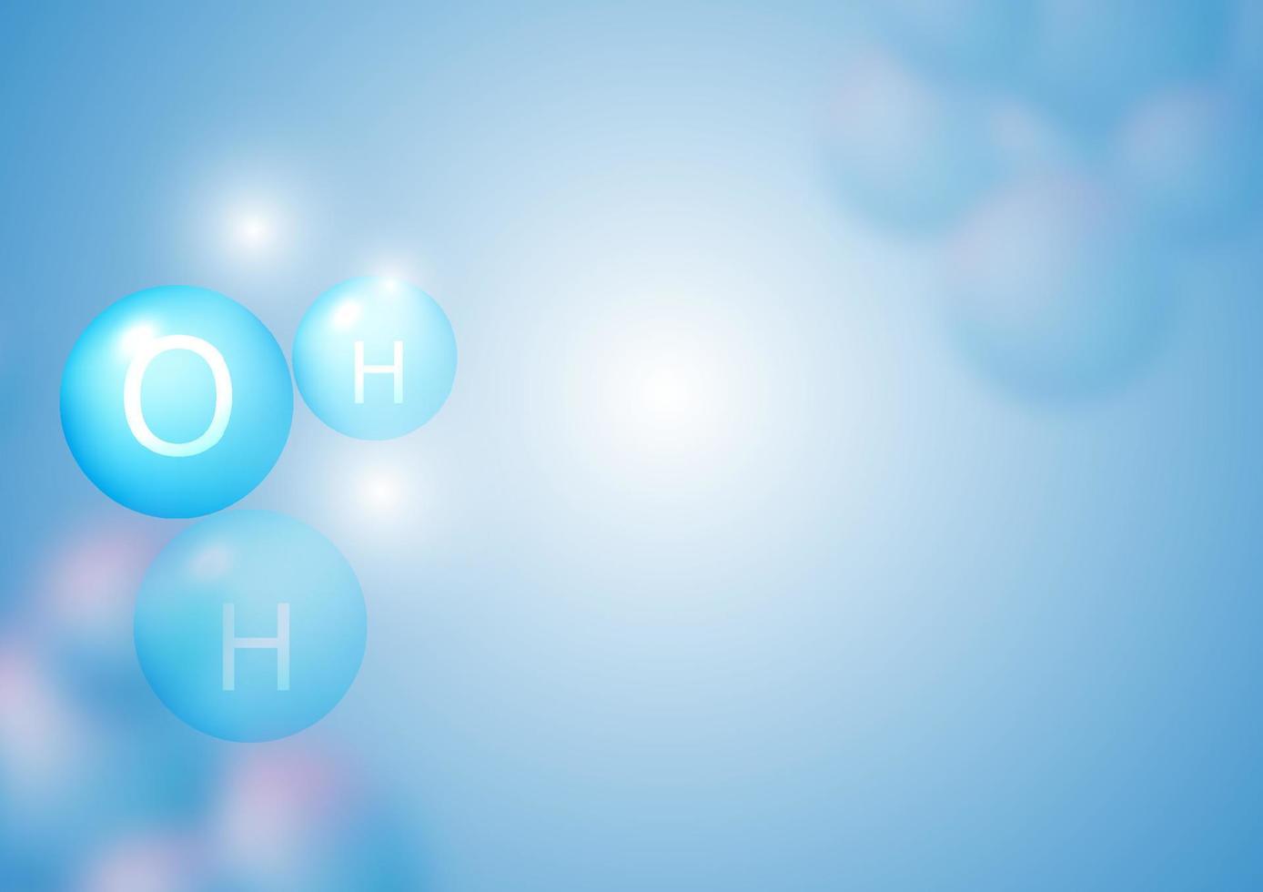 molecolare sfondo di medico scienza, 3d illustrazione. vettore