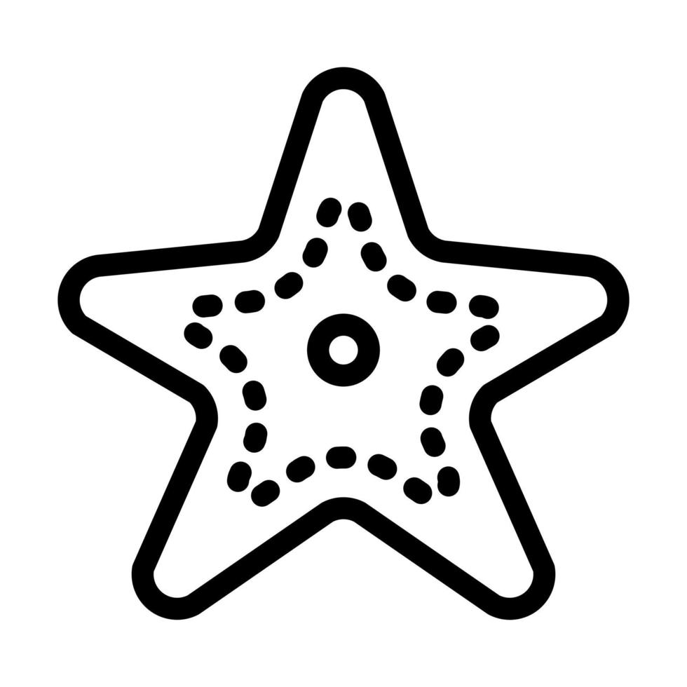 stella marina icona design vettore
