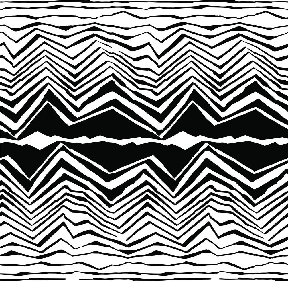 il geometrico modello di strisce . senza soluzione di continuità vettore sfondo. nero e bianca struttura. grafico moderno modello. vettore illustrazione