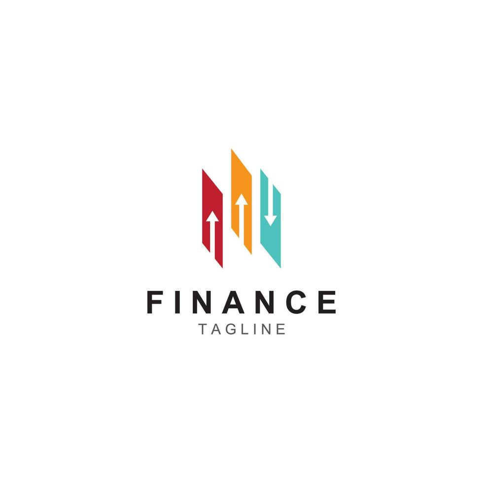 finanziario attività commerciale logo o finanziario grafico logo.logo per finanziario attività commerciale risultati dati.con icona design vettore modello illustrazione.