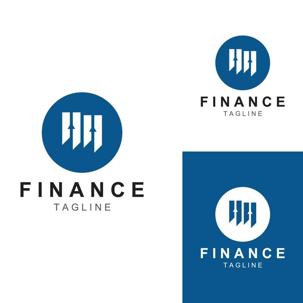 finanziario attività commerciale logo o finanziario grafico logo.logo per finanziario attività commerciale risultati dati.con icona design vettore modello illustrazione.