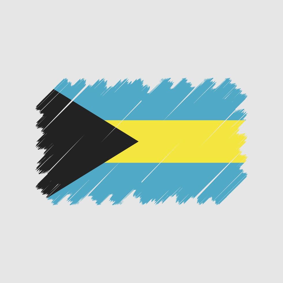 vettore di bandiera delle Bahamas. bandiera nazionale
