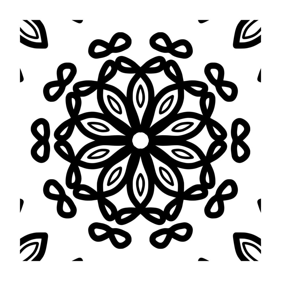 mandala modello digitale carta vettore