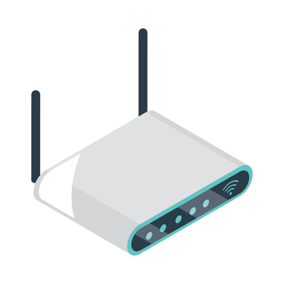 router Wi-Fi tecnologia vettore