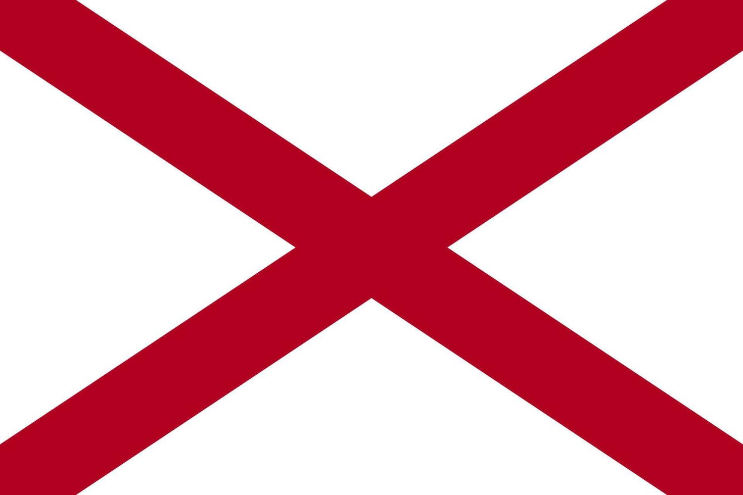Alabama stato bandiera. vettore illustrazione.
