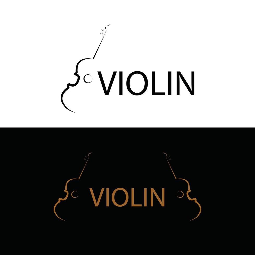 vettore illustrazione di violino nel classico stile, bene per sfondo tabellone etichette