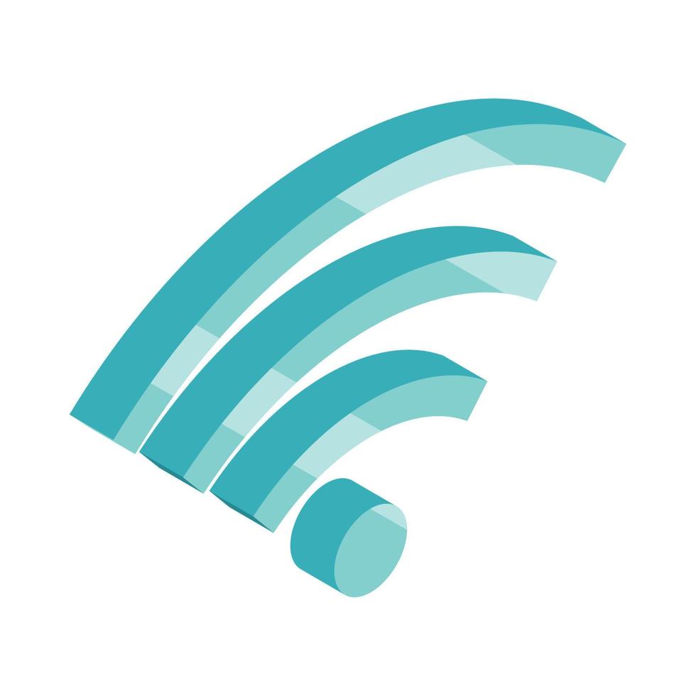 icona del segnale wifi vettore
