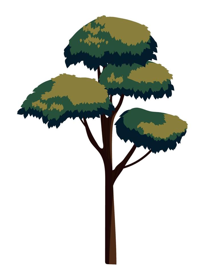 icona della natura dell'albero vettore